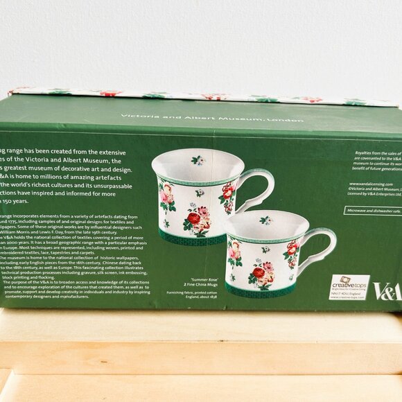 Victoria & Albert Summer Rose Mug Set - Picture 10 of 11